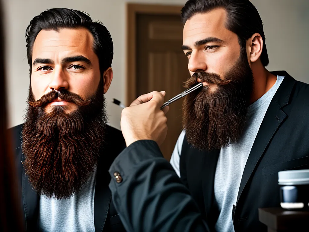 Colorindo a Barba: Dicas e Tendências Fotos A arte de colorir a barba dicas e tendencias