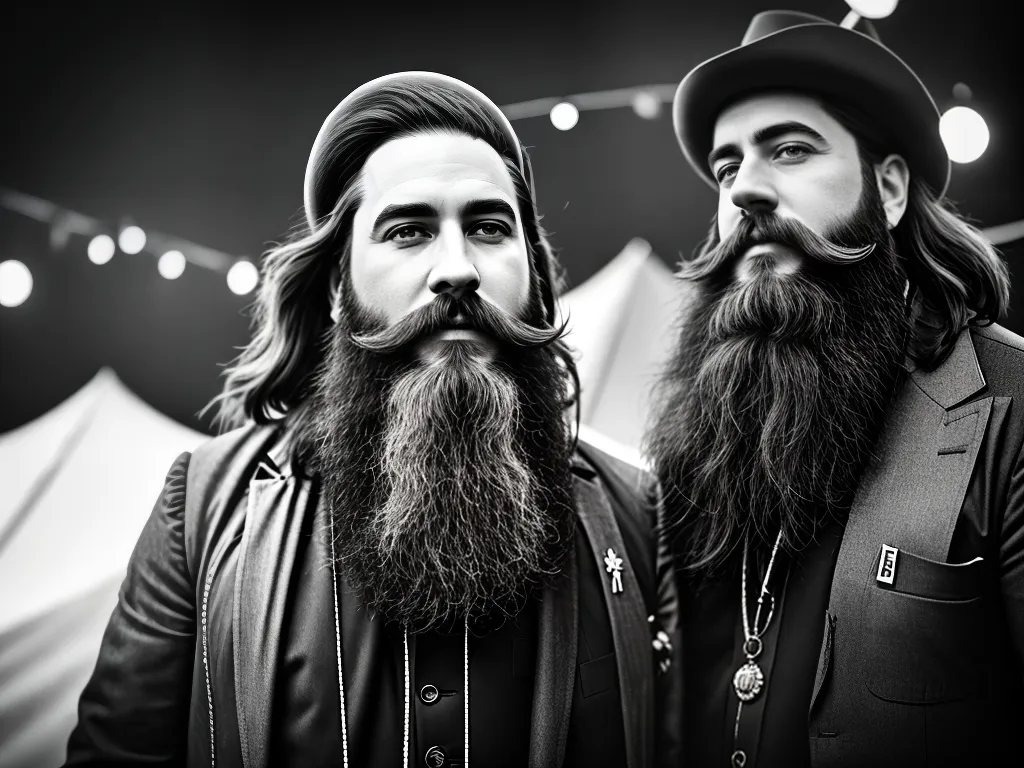 Barbas no Circo: História e Significado Fotos A historia das barbas no circo e seu significado