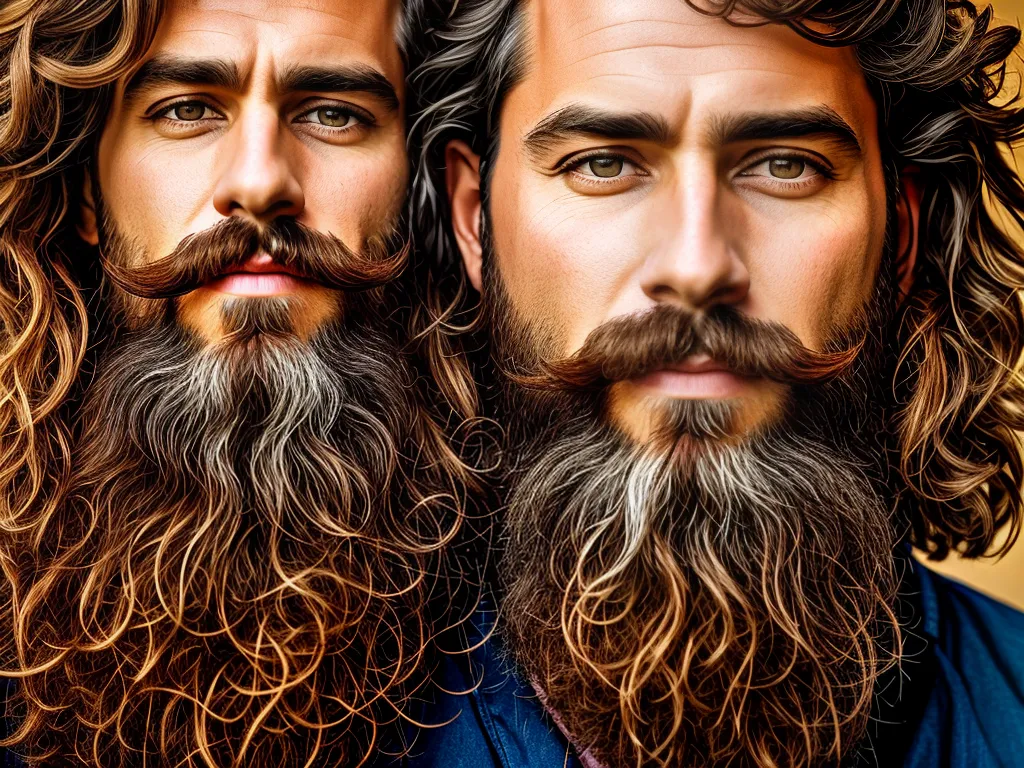 Barbas Mosaicas: A Arte da Influência Masculina Fotos A influencia das barbas na arte do mosaico 4