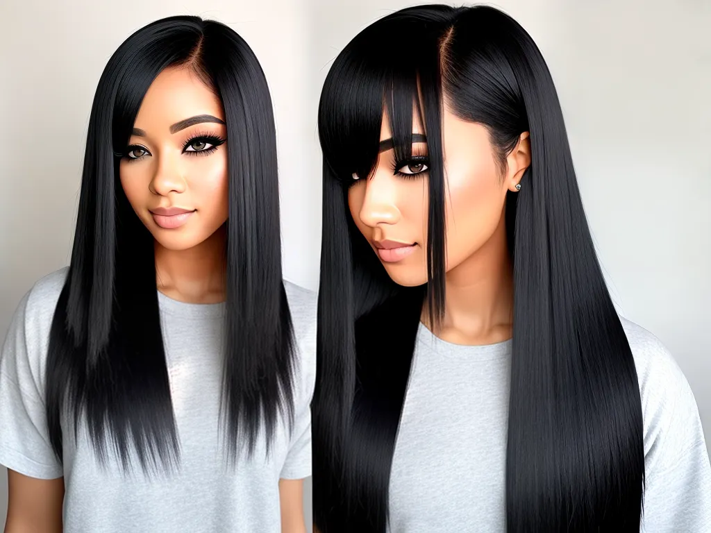 Transforme seu Liso com o Fade Fotos fade em v cabelo liso