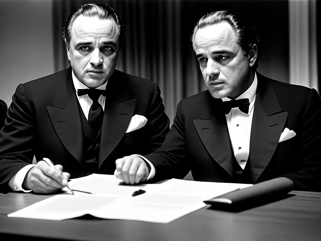 O Poderoso Chefão: Marlon Brando Impecável Fotos marlon brando poderoso chefao