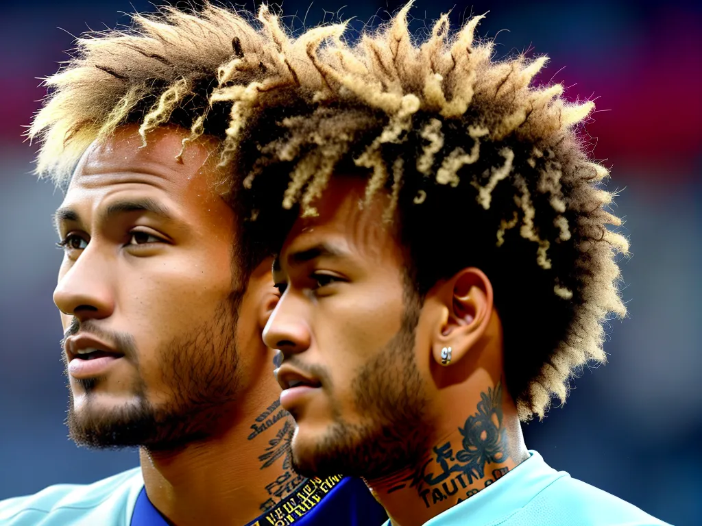 Neymar: O Mito da Calvície Fotos neymar e calvo 1