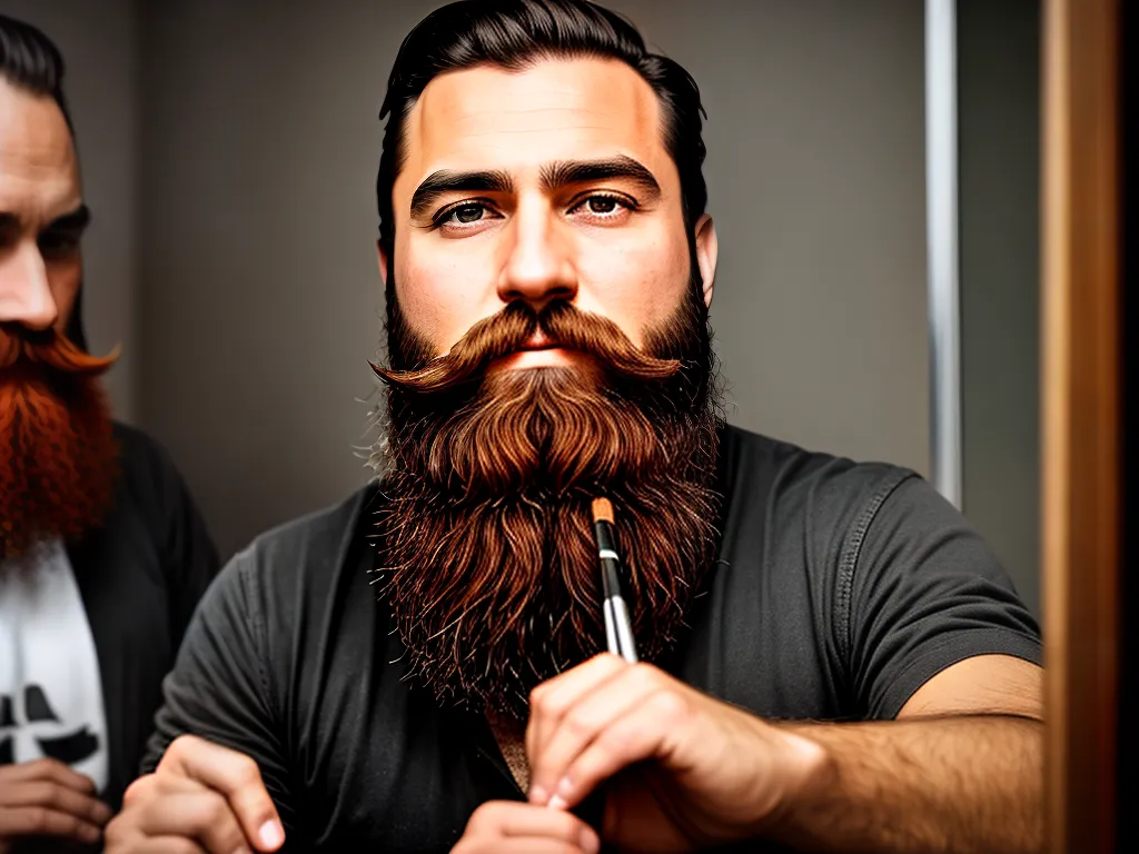 Colorindo a Barba: Dicas e Tendências 1 Imagens A arte de colorir a barba dicas e tendencias