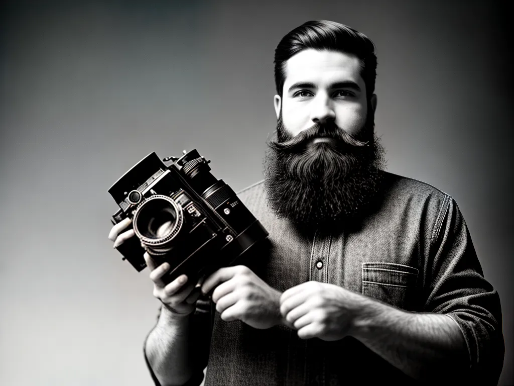 Barbas em Foco: A Fotografia e a Estética Masculina 1 Imagens Barbas e a industria da fotografia
