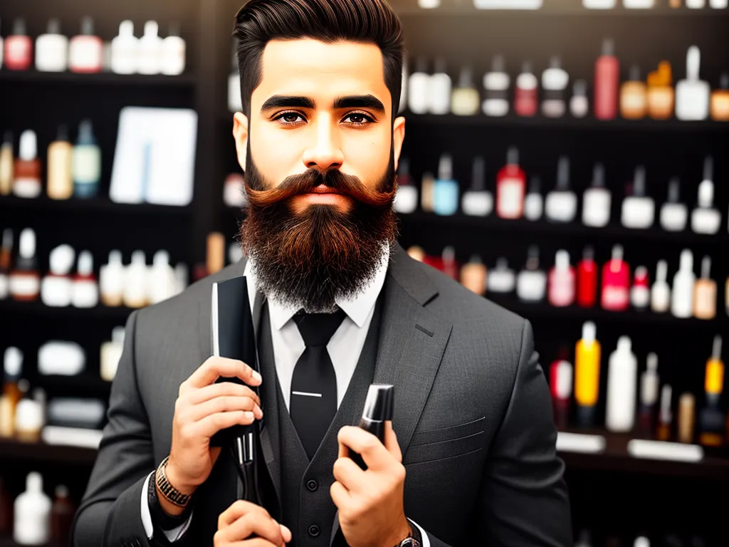 Imagens Barbas e a industria de cosmeticos masculinos