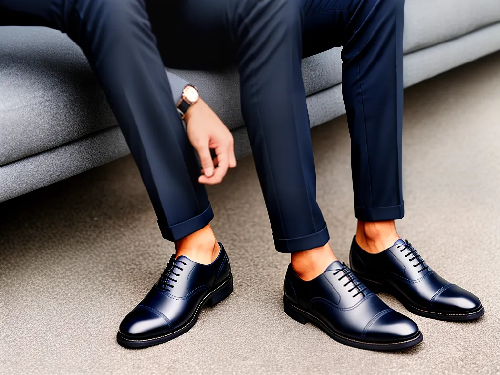 Imagens calca sarja com sapato social