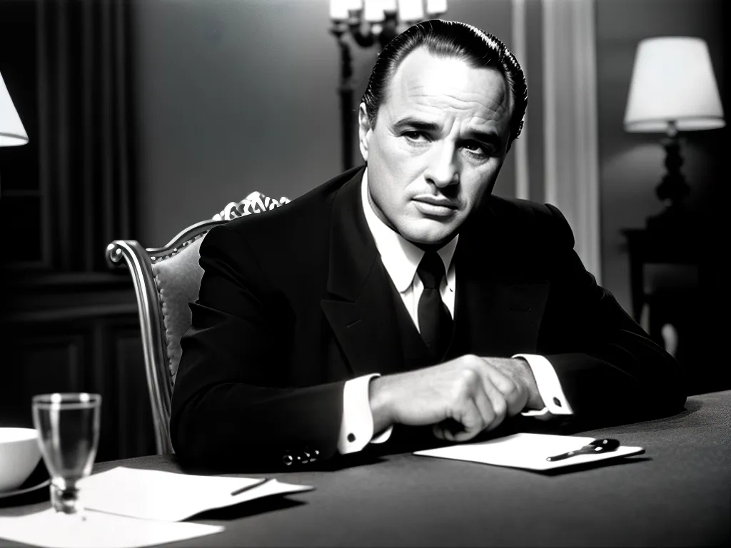 O Poderoso Chefão: Marlon Brando Impecável 1 Imagens marlon brando poderoso chefao