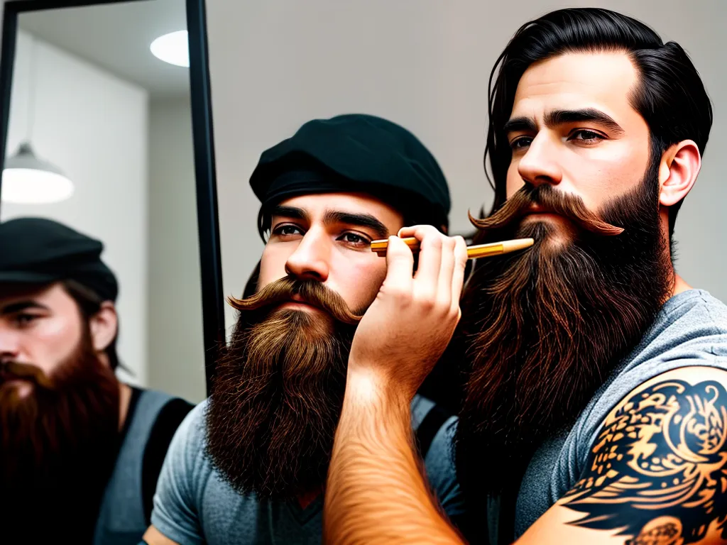 Colorindo a Barba: Dicas e Tendências 2 fotografia A arte de colorir a barba dicas e tendencias
