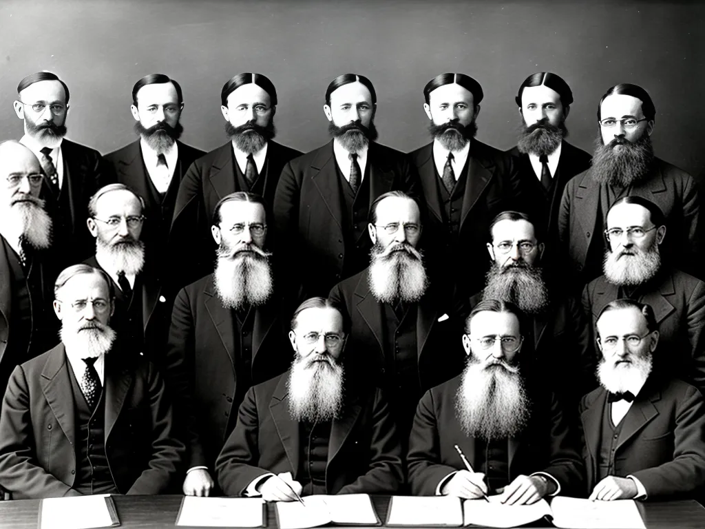 fotografia A historia das barbas na ciencia