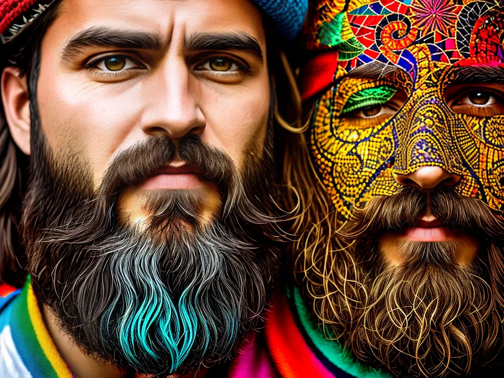 Mosaicos Barbudos: A Arte da Influência 2 fotografia A influencia das barbas na arte do mosaico 2