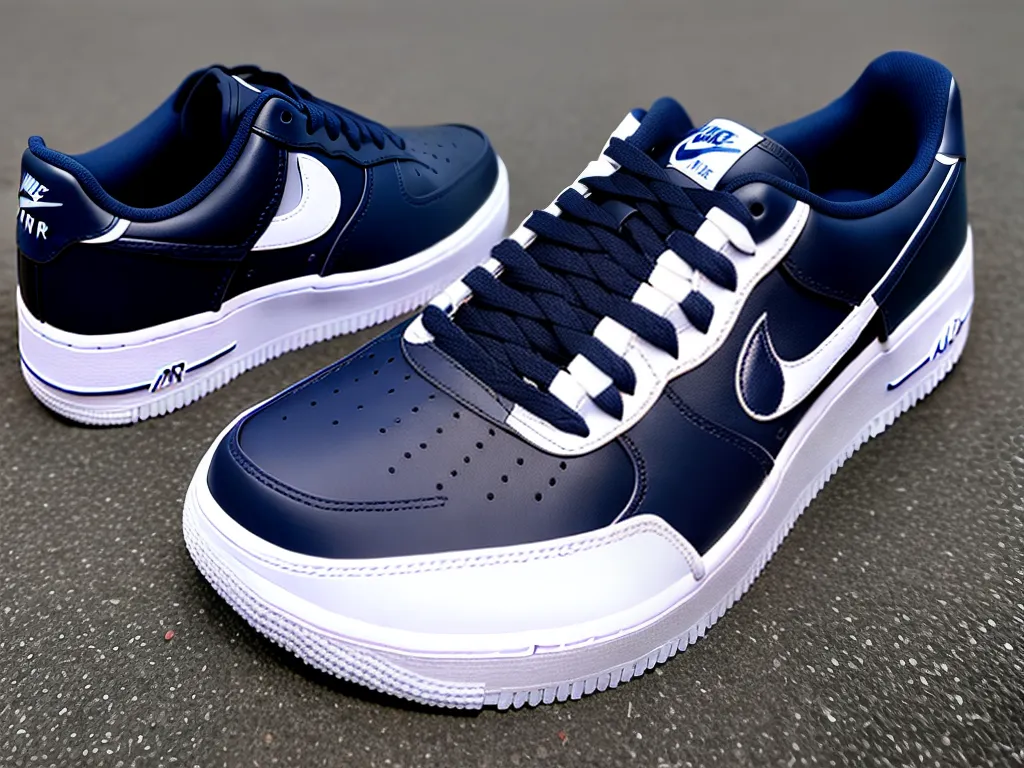 Explorando a Elegância do Air Force 1 Obsidian 2 fotografia air force 1 obsidian