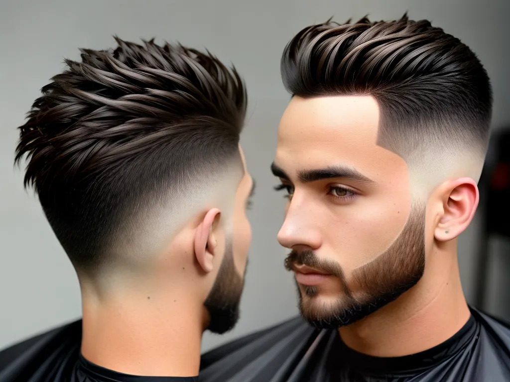 fotografia cabelos baixo masculino