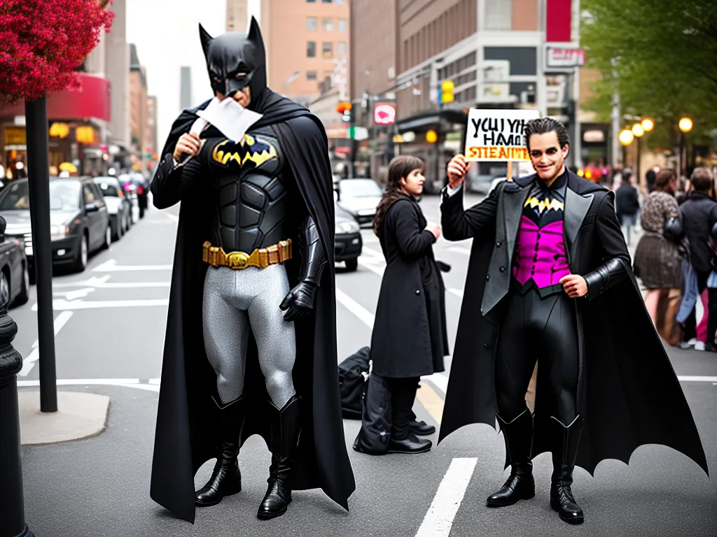 fotografia cantadas com batman