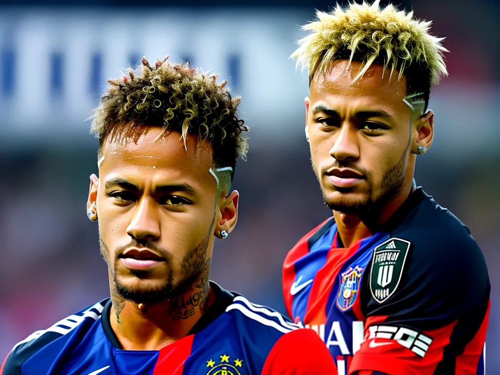 Neymar: O Mito da Calvície 1 fotografia neymar e calvo 1