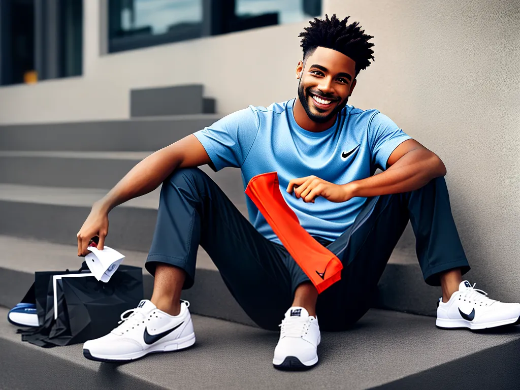 fotografia tenis da nike masculino em promocao