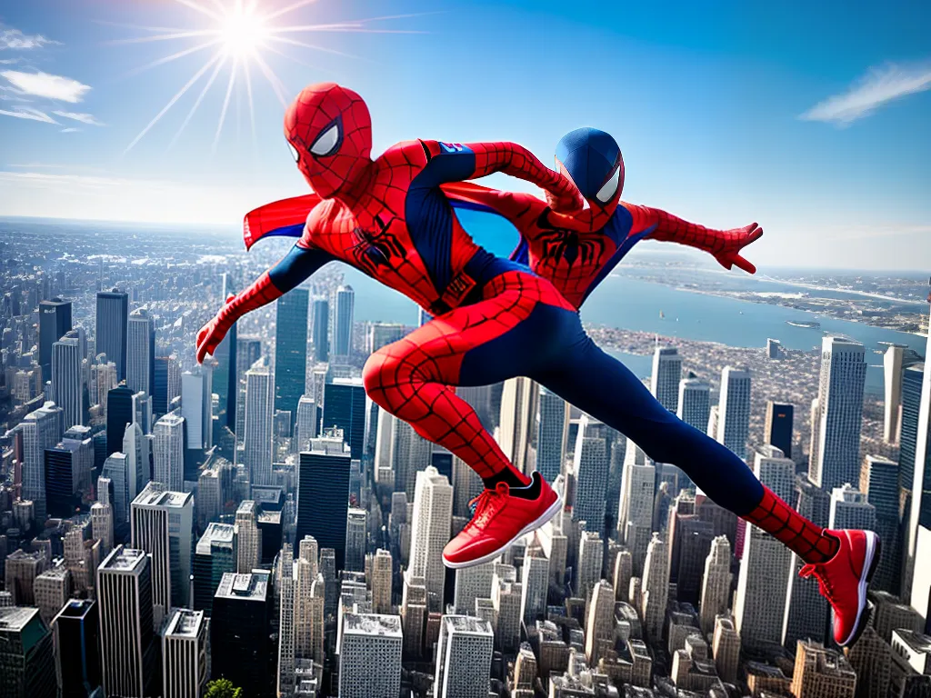 fotografia tenis homem aranha nike 1