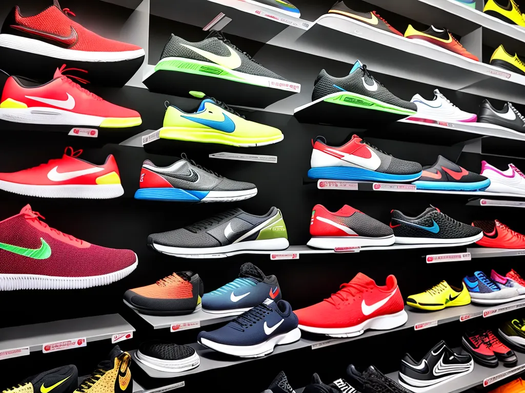fotografia tenis nike ate 150 reais