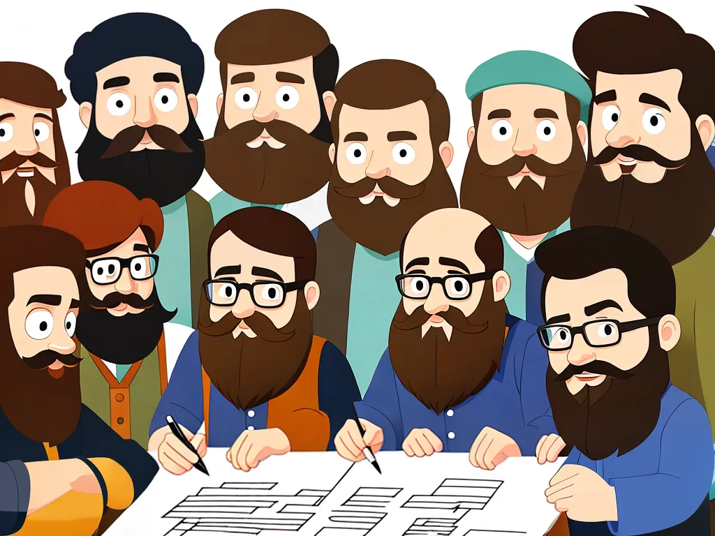 Barbas Animadas: A Influência na Animação 3 ilustracao A influencia das barbas na industria da animacao