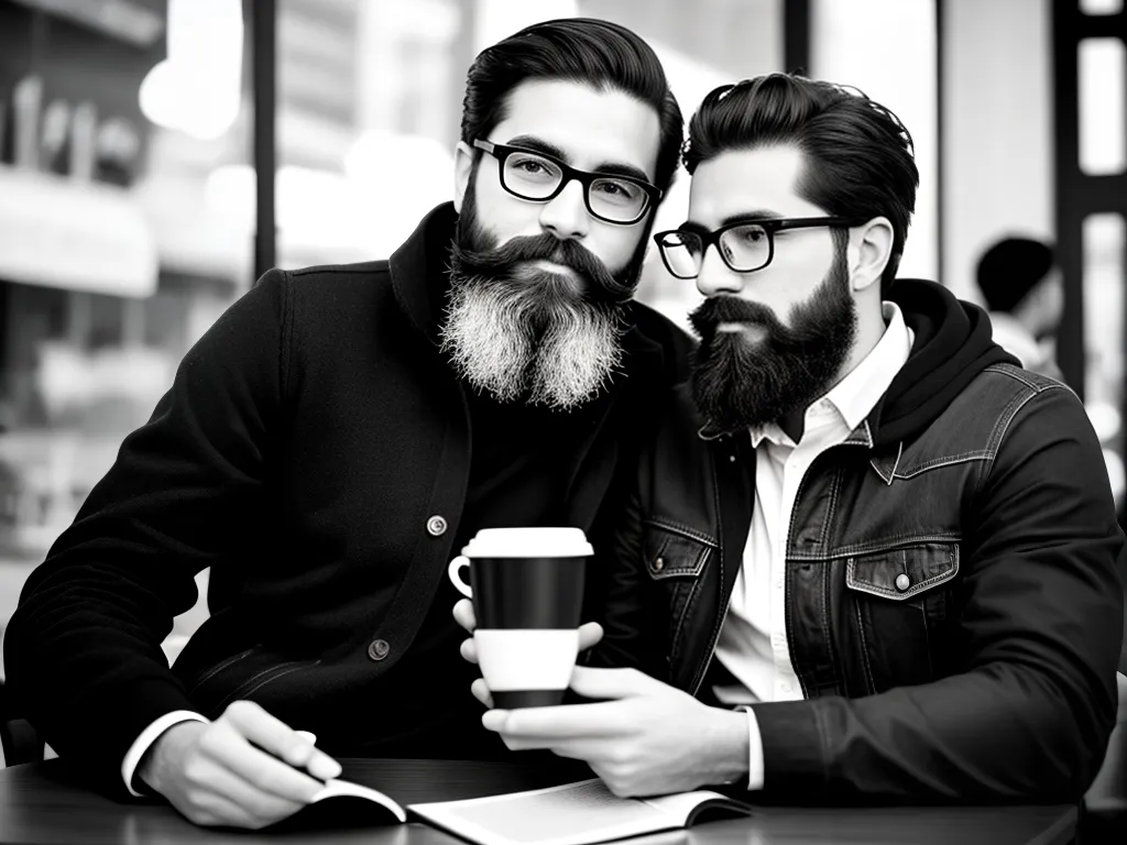 ilustracao Barbas e a cultura hipster uma analise