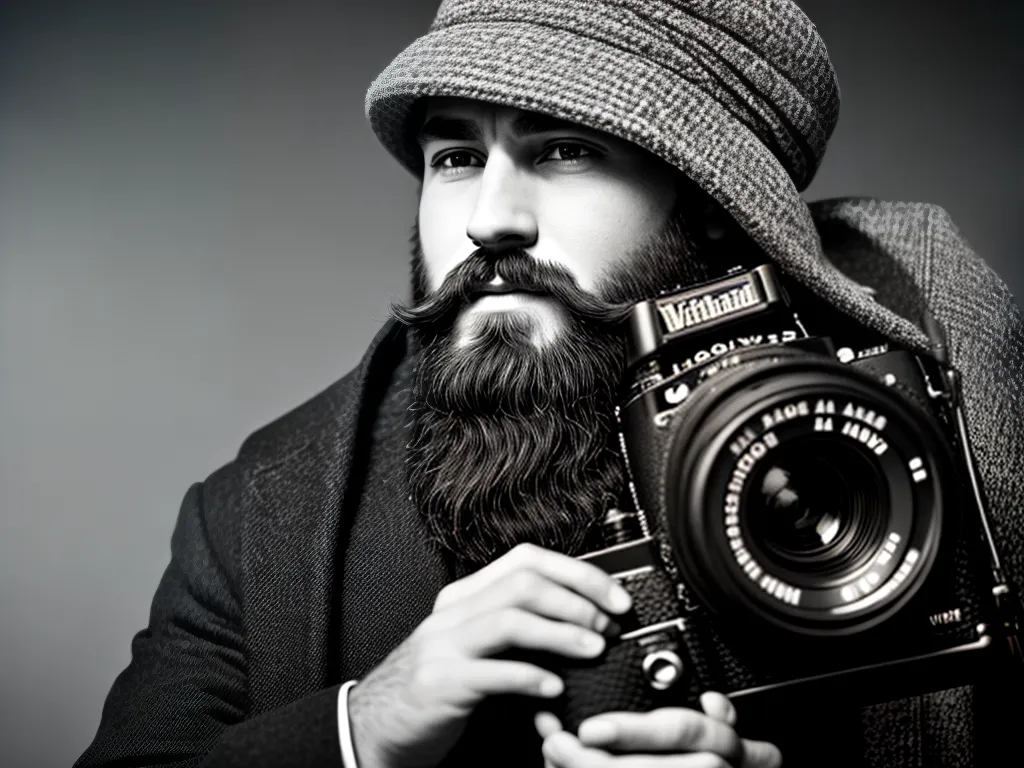 Barbas em Foco: A Fotografia e a Estética Masculina 3 ilustracao Barbas e a industria da fotografia