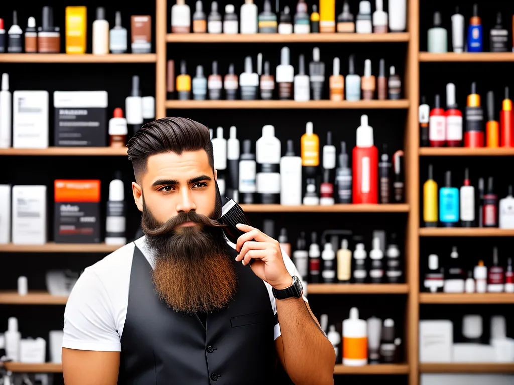 ilustracao Barbas e a industria de cosmeticos masculinos