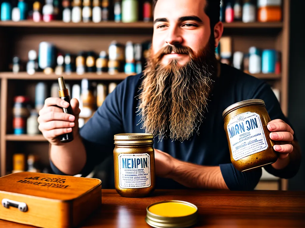 ilustracao Barbas e reciclagem dicas para reutilizar produtos para barbas 3