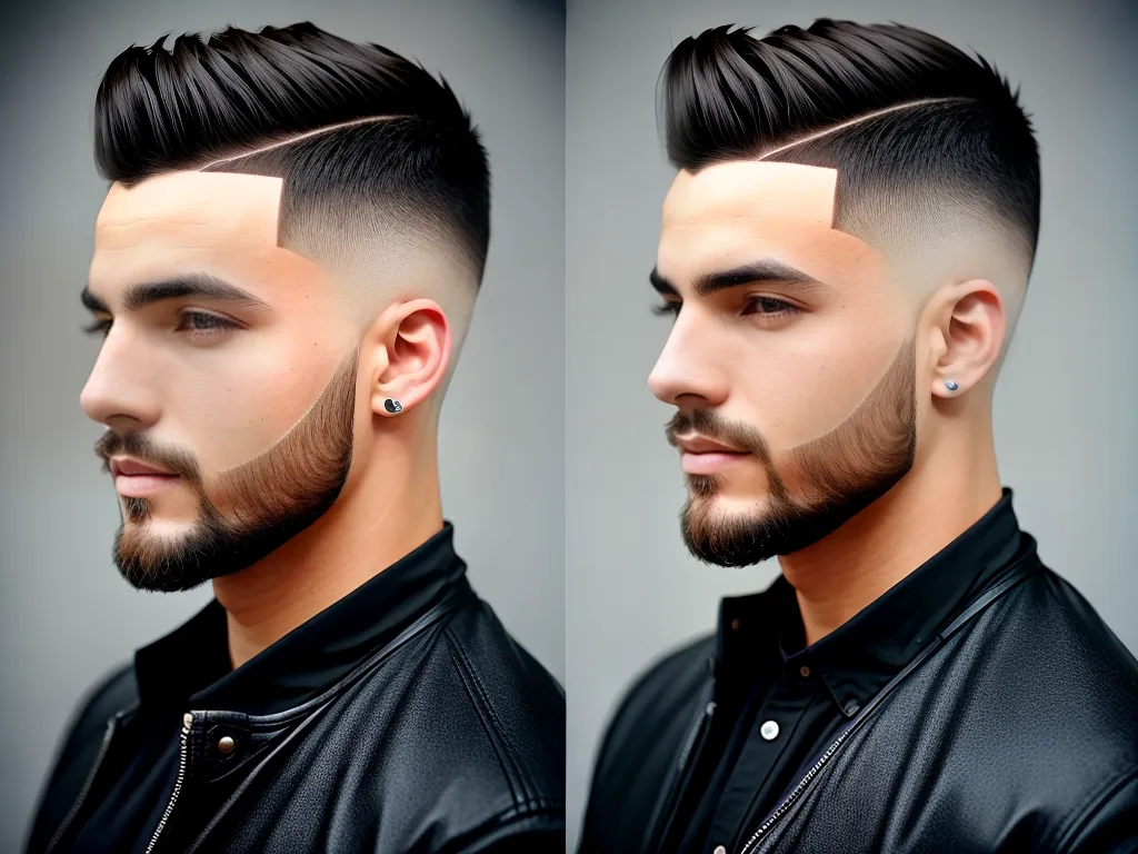 ilustracao cabelos baixo masculino