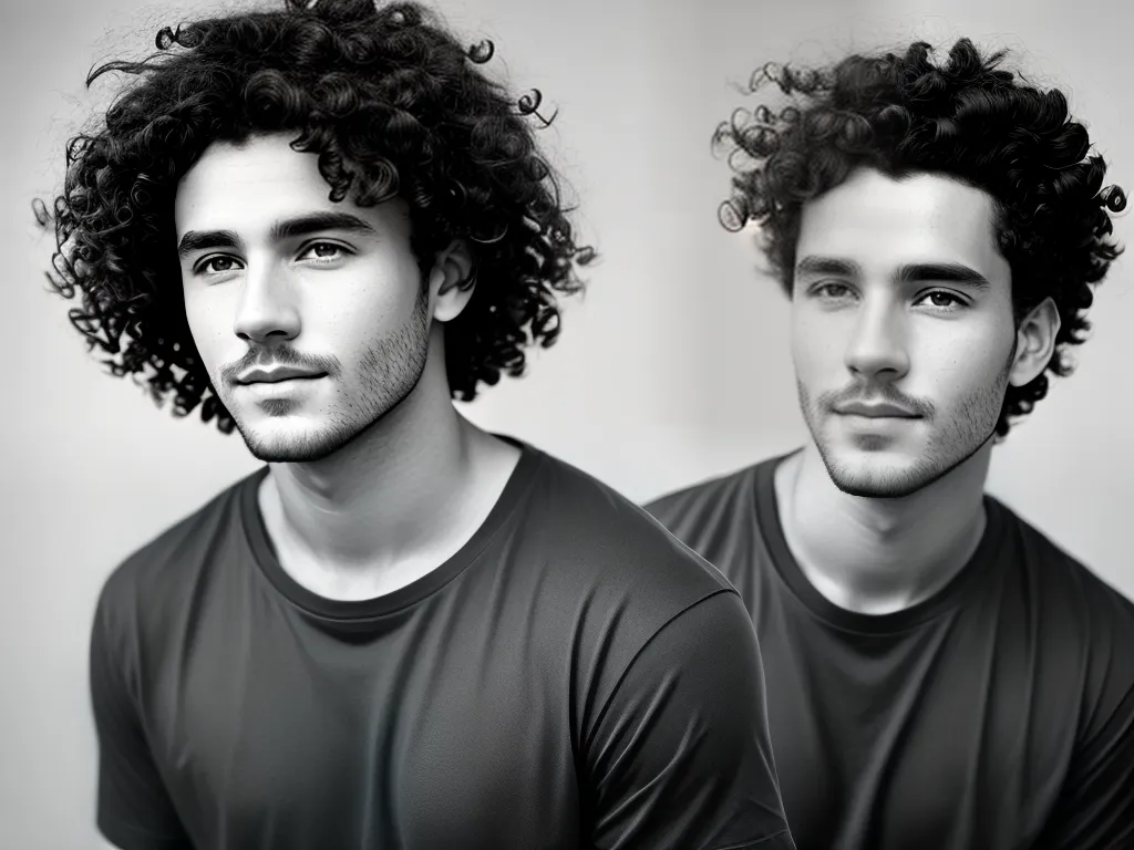 ilustracao cachos masculinos