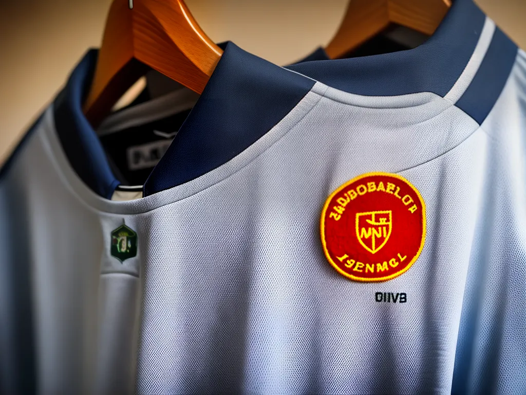 Relíquia do Futebol: Camisa Antiga Impactante 3 ilustracao camisa antiga de futebol