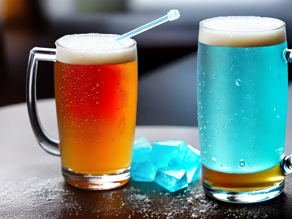 Cerveja Congelada: Estraga ou Não? 3 ilustracao cerveja congelada estraga