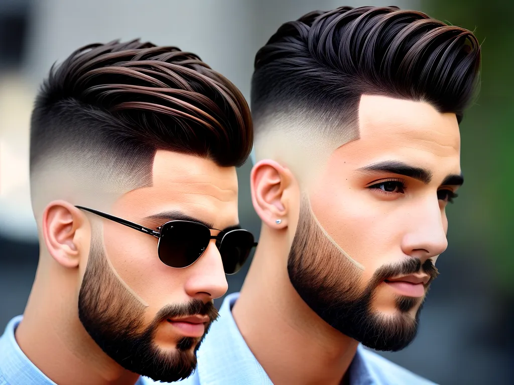 Tendência: Corte Masculino Degrade 2022 3 ilustracao corte masculino degrade 2022