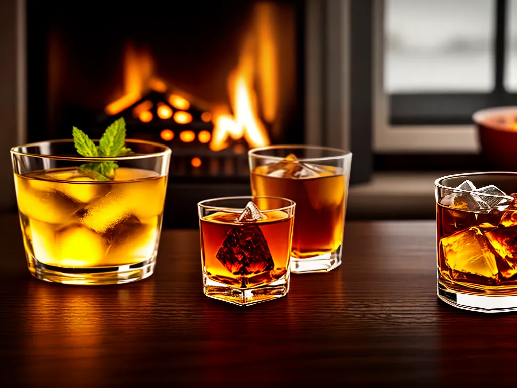 Whisky: Drinks Incríveis para Surpreender! 3 ilustracao drinks com whisky