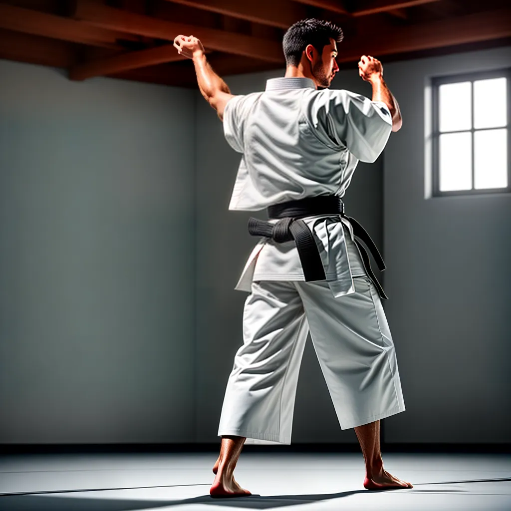 Fotos aikido confianca gi preto branco