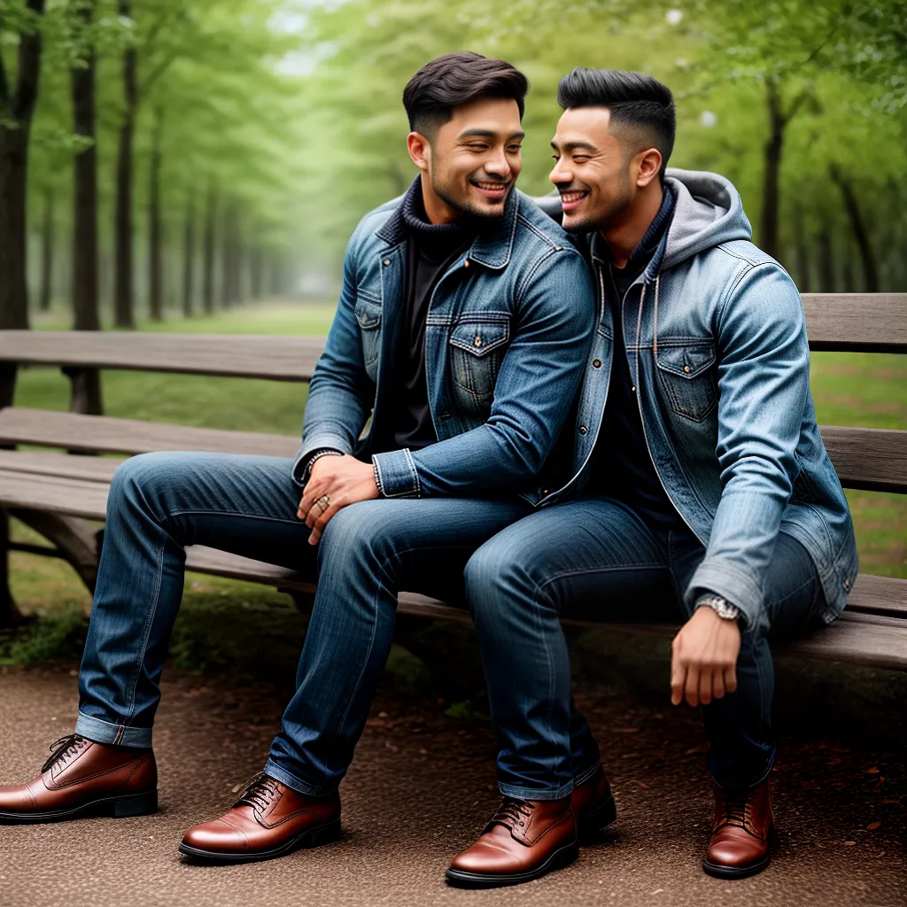Fotos apoio entre homens conversa natureza