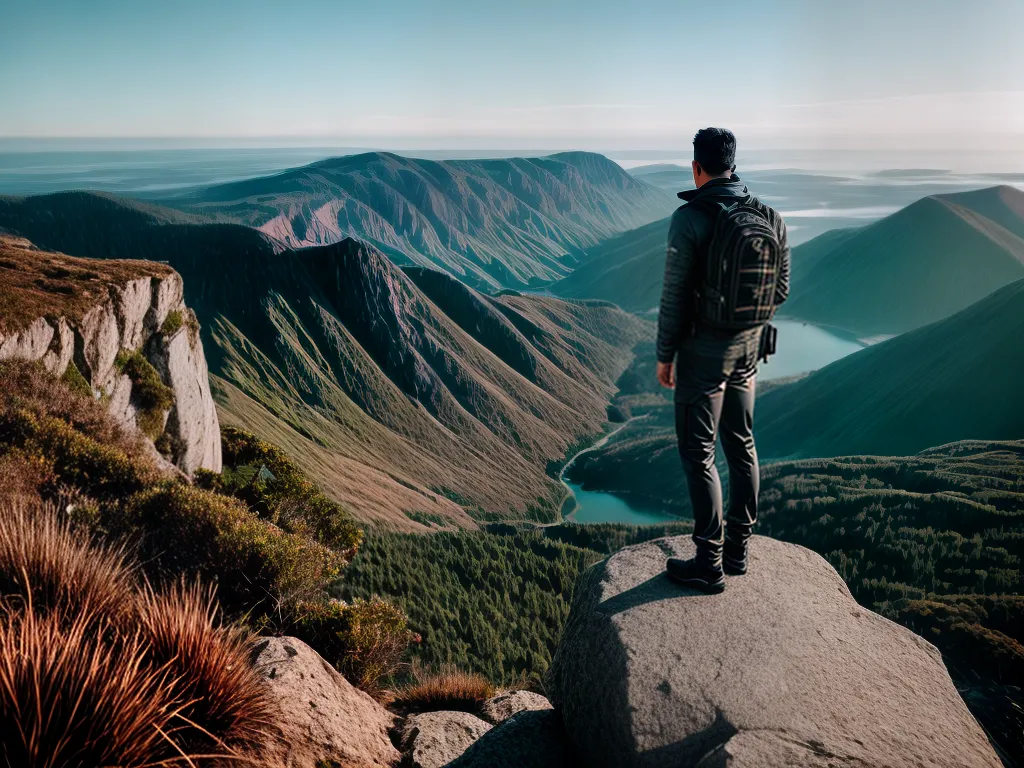 Por que o autoconhecimento é fundamental para o crescimento pessoal 2 Fotos autoconhecimento paisagem abismo