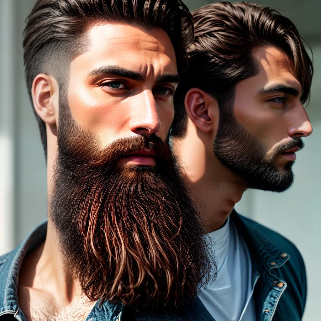 Fotos barba cuidada brilho limite