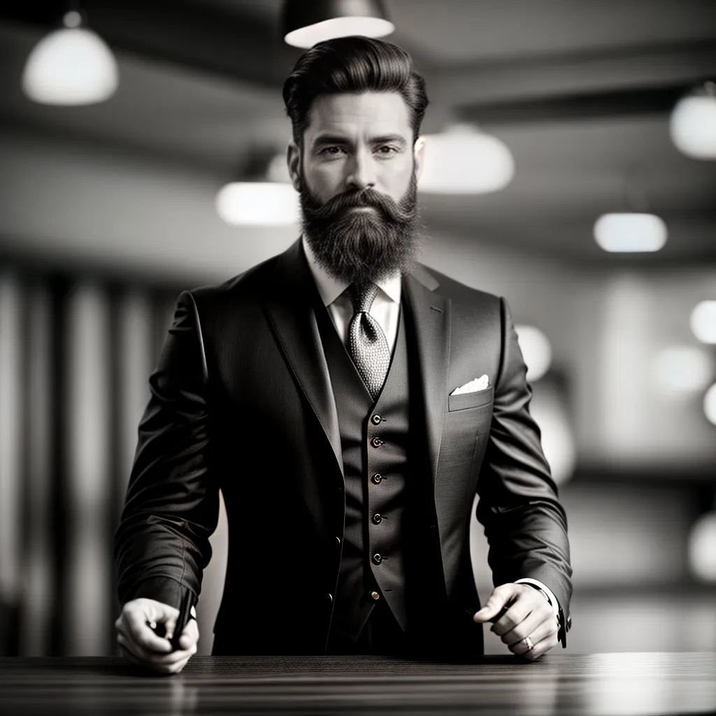 Fotos barbeiro vintage homem traje relogio