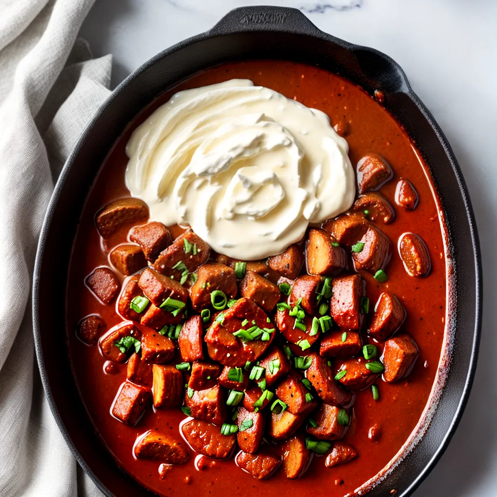 Os segredos para fazer um strogonoff de carne cremoso e saboroso 4 Fotos carne cremosa arroz parsley 1
