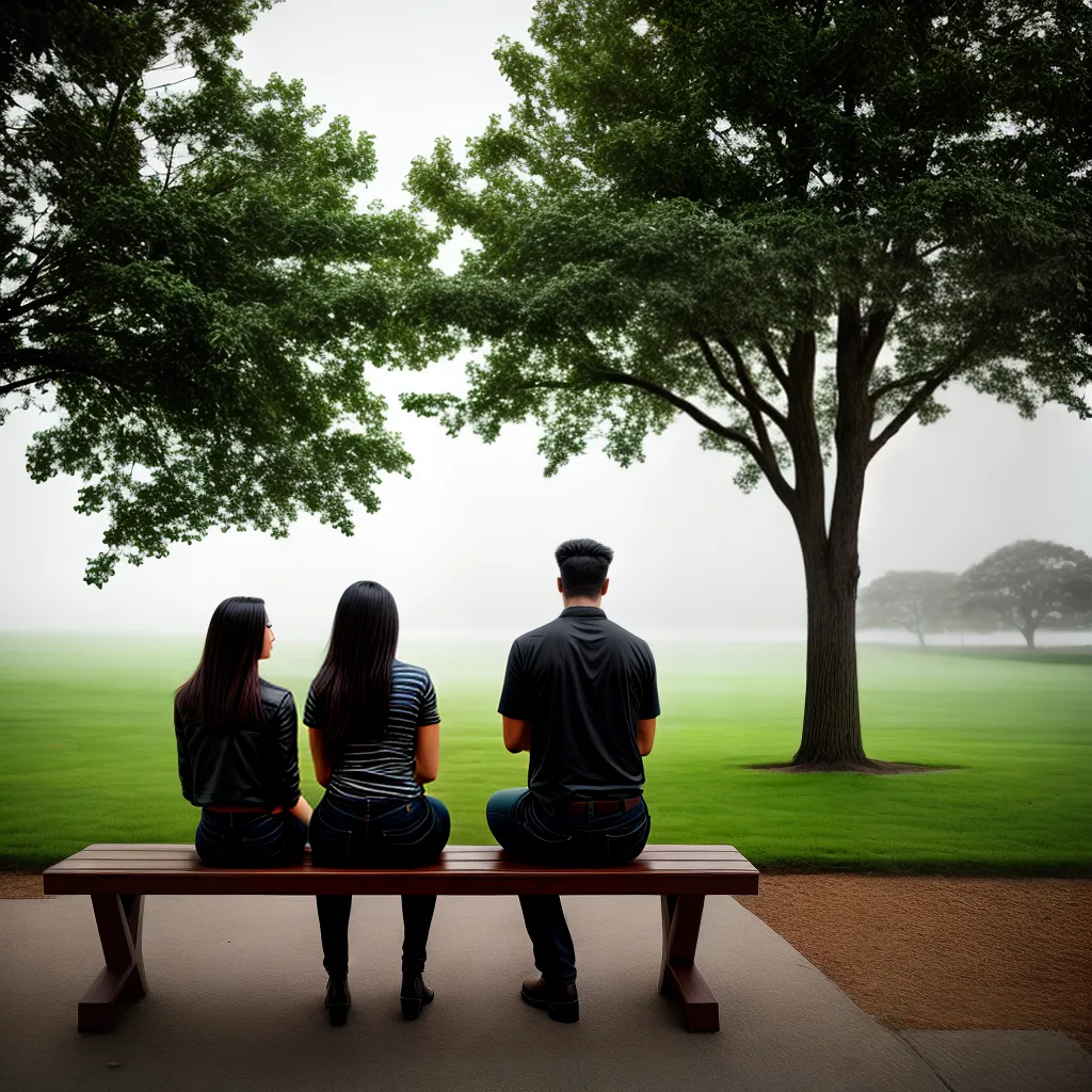 Fotos casal conversa banco coracao