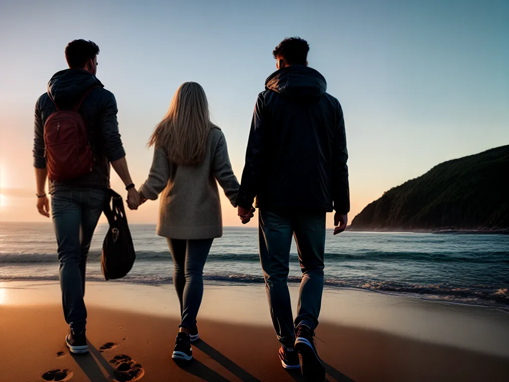 Como manter um relacionamento amoroso saudável e duradouro. 1 Fotos casal praia por do sol amor 2