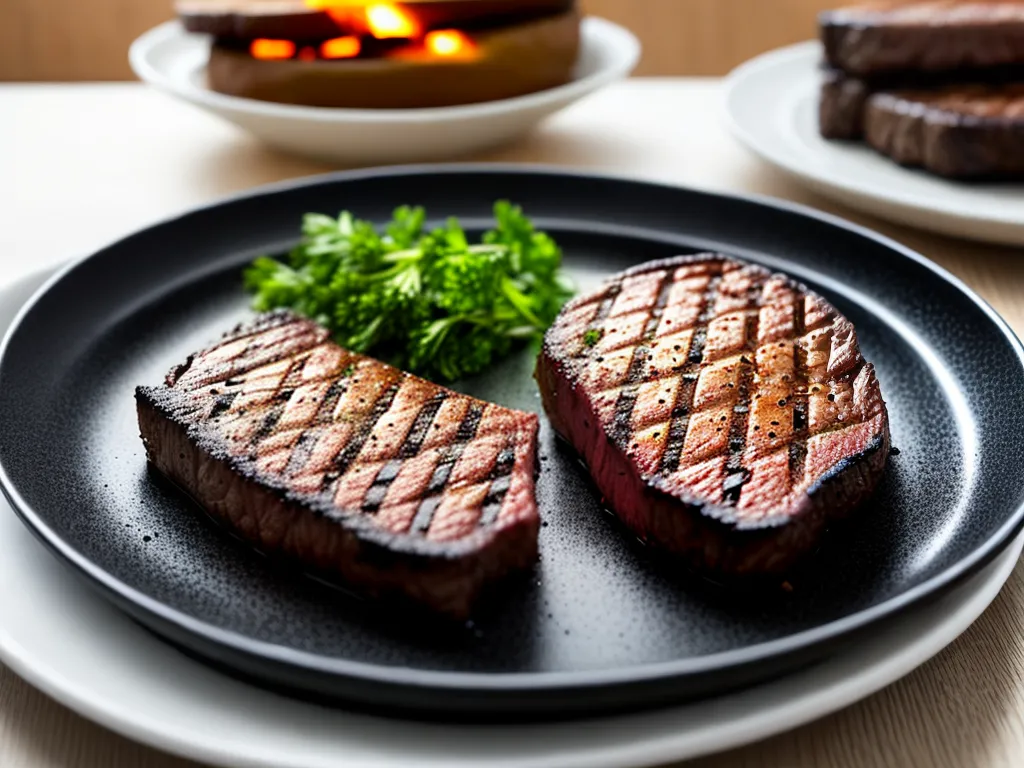 Fotos churrasco suculento carne grelhada