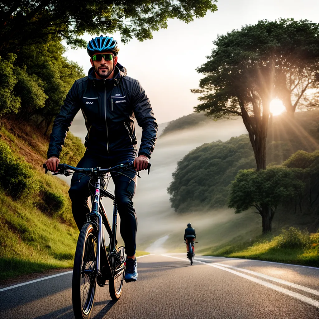 Fotos ciclismo por do sol liberdade