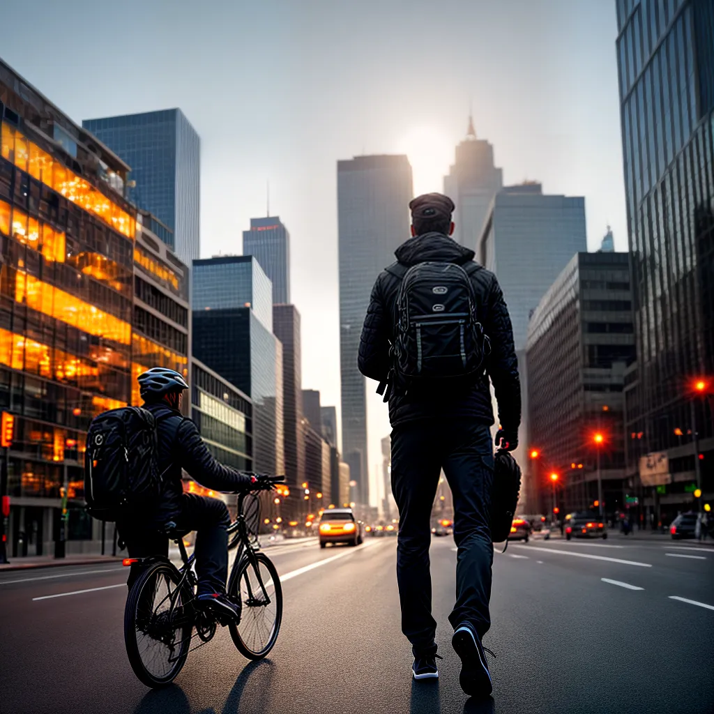 Fotos ciclista trabalho saude ativo