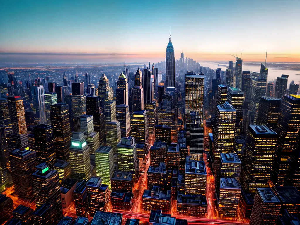 Fotos cidade moderna arquitetura futurista