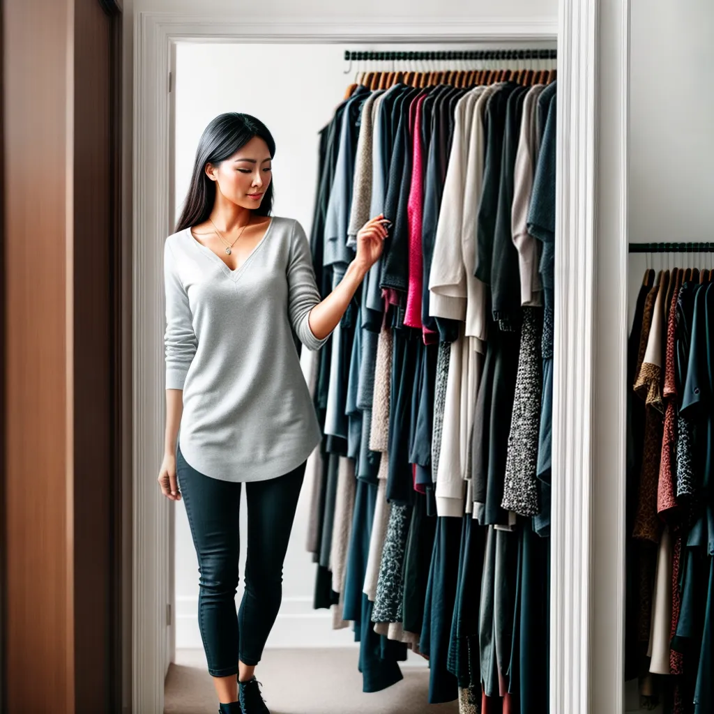 Fotos closet mulher organizacao roupas evento