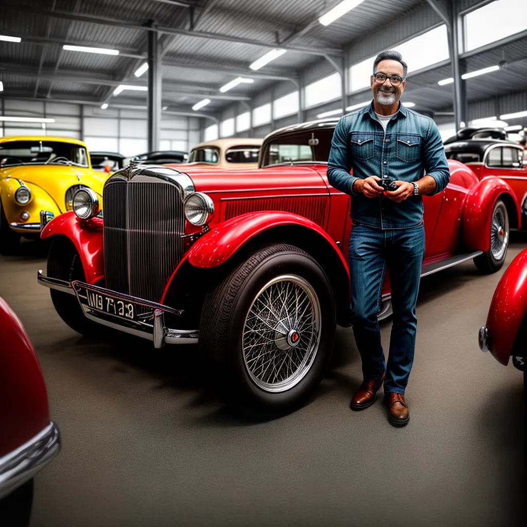 Fotos colecionador carros vintage