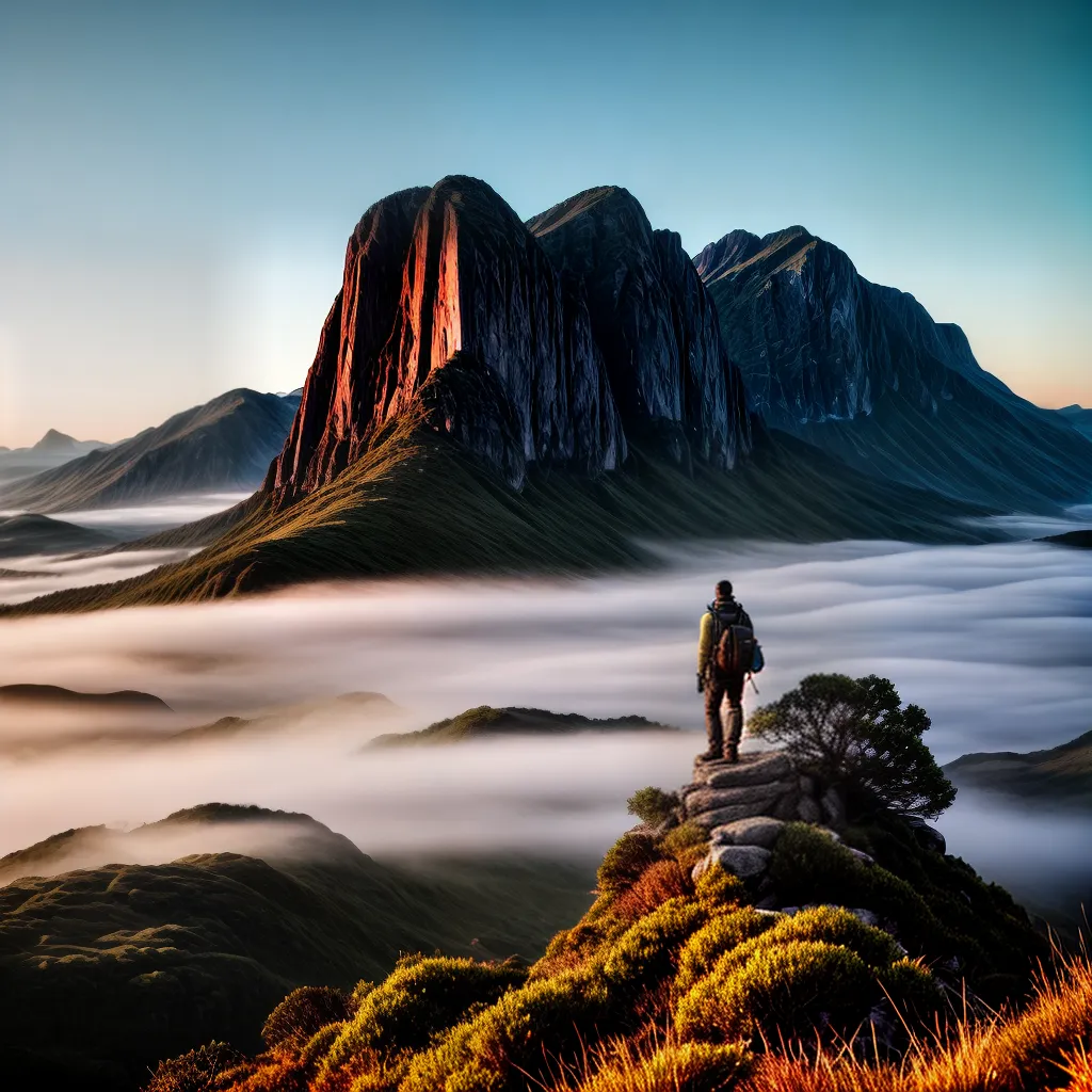 Como alcançar a autorrealização em sua vida pessoal. 2 Fotos conquista cume ceu paz