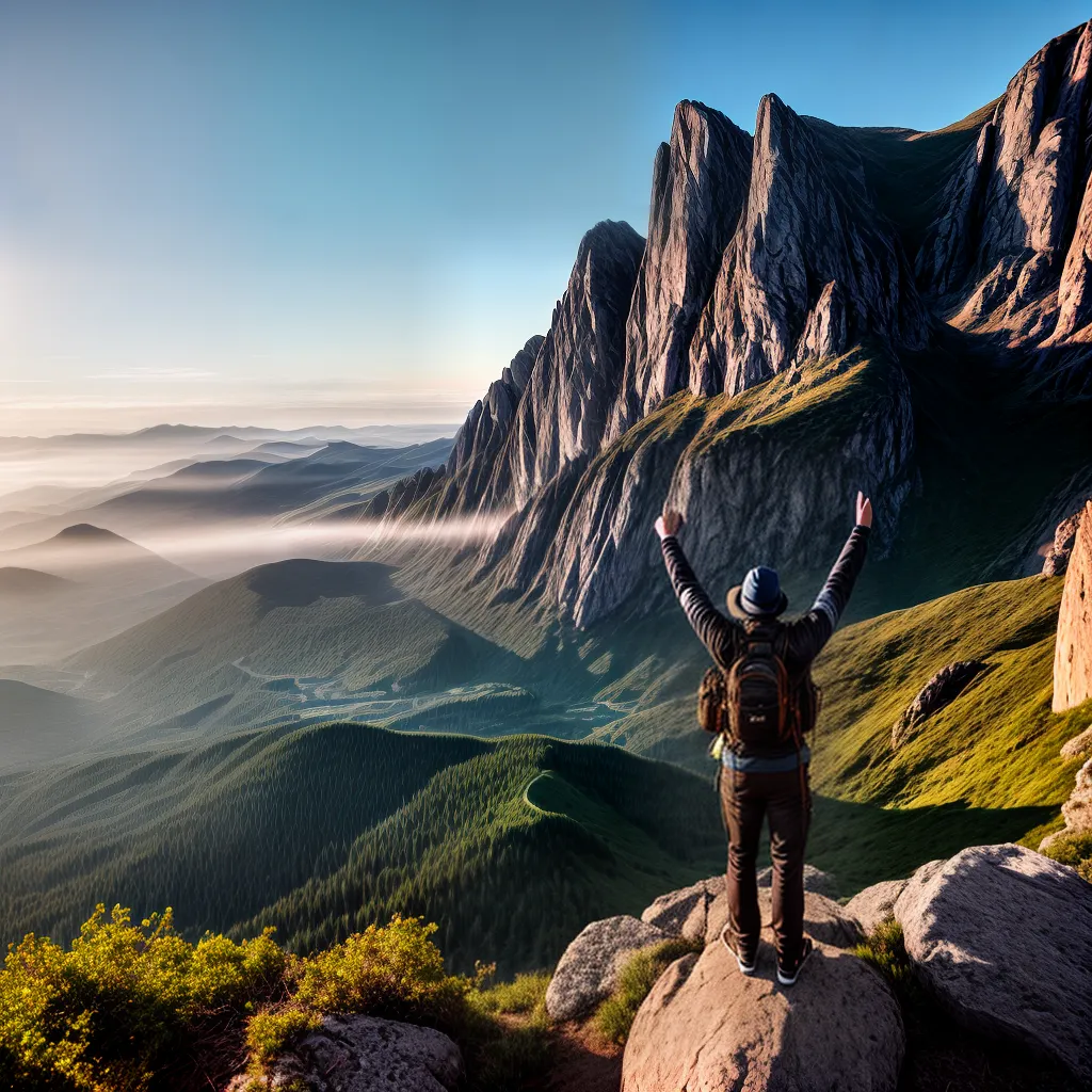 Fotos conquista sol montanha sucesso