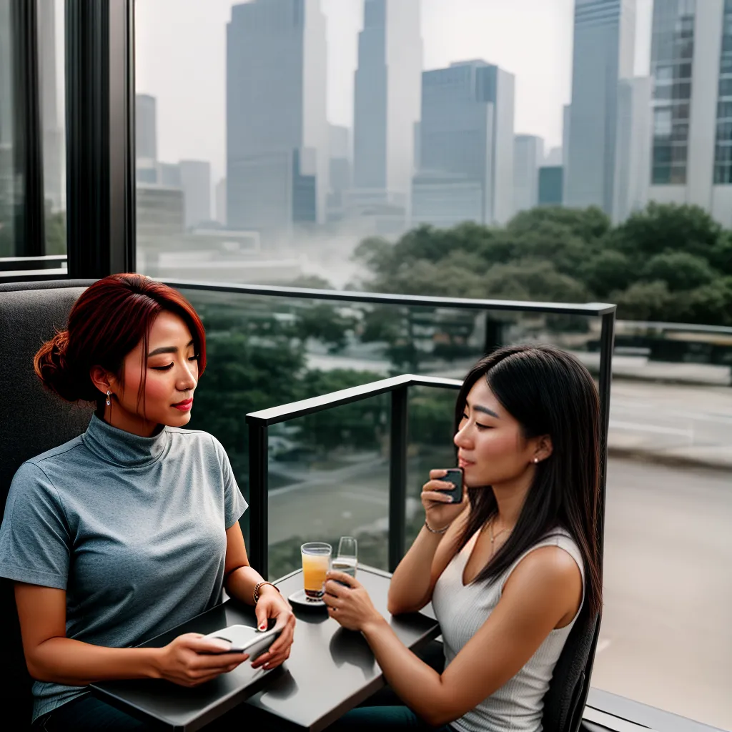 Fotos conversa atencao celulares mesa