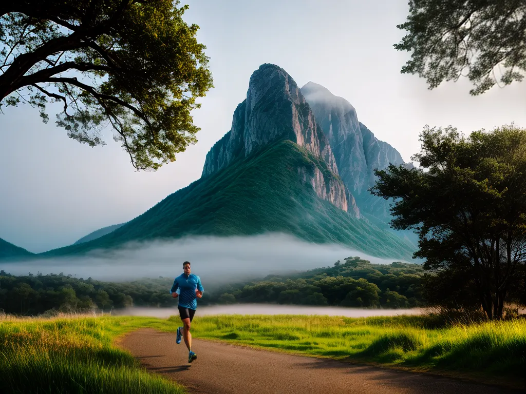 Por que correr é um dos melhores exercícios para homens? Fotos corrida natureza cena fisico mental